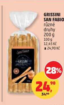 GRISSINI SAN FABIO různé druhy, 200 g  
