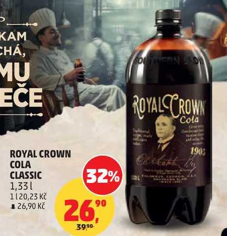 ROYAL CROWN COLA CLASSIC, 1,33 l