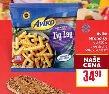 Zig Zag Aviko Hranolky od 450 g 