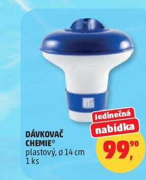DÁVKOVAČ CHEMIE plastový, o 14 cm, 1 ks 