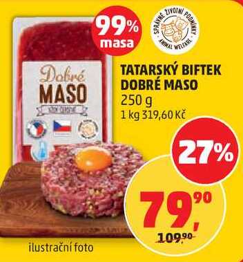 TATARSKÝ BIFTEK DOBRÉ MASO, 250 g