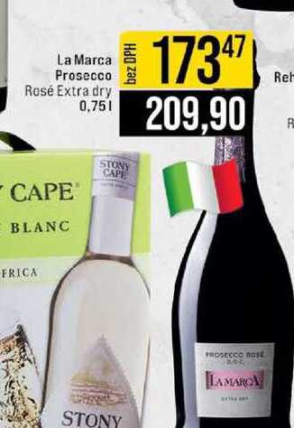 La Marca Prosecco Rosé Extra dry 0,75l