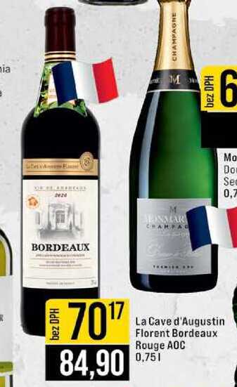 La Cave d'Augustin Florent Bordeaux Rouge AOC 0,75l