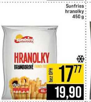 Sunfries hranolky 450 g