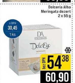 Dolceria Alba Meringata dezert 2x55g 