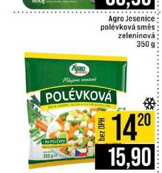 Agro Jesenice polévková směs zeleninová 350 g