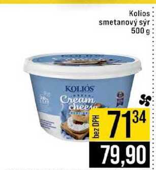 Kolios smetanový sýr 500 g 