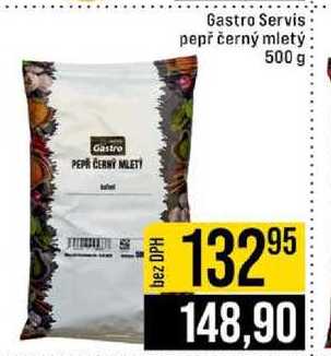 Gastro Servis pepř černý mletý 500 g