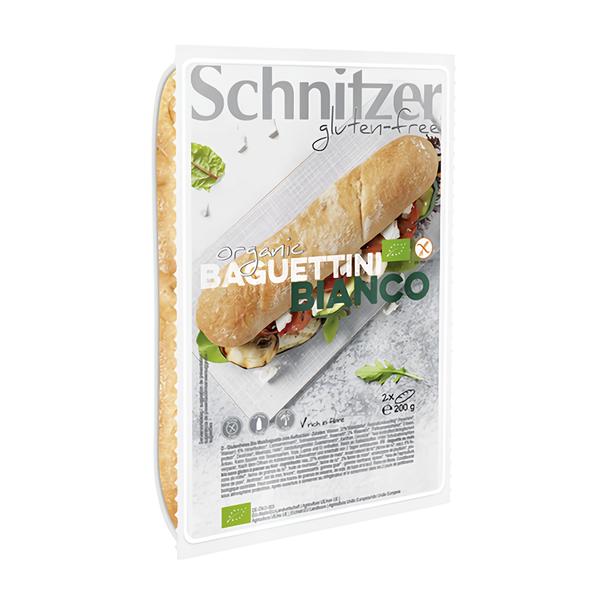 Schnitzer BIO Bagetky světlé k dopékání, bez lepku (2ks)