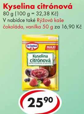 Kyselina citrónová, 80 g  