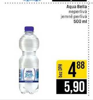 Aqua Bella neperlivá jemně perlivá 500 ml