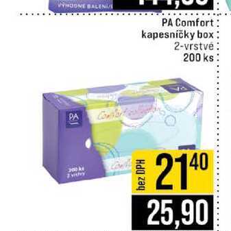 PA Comfort kapesníčky box 2-vrstve 200 ks