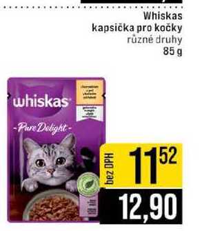 Whiskas kapsička pro kočky různé druhy 85 g