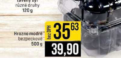 Hrozno modré bezpeckové 500 g