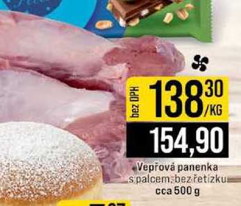 Vepřová panenka s palcem bez řetízkus cca 500 g 