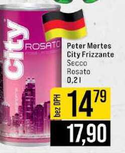 Peter Mertes City Frizzante Secco Rosato 0,2l