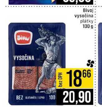 Biva Bivoj vysočina plátky 100 g