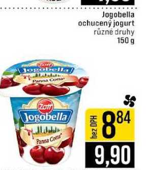 Jogobella ochucený jogurt různé druhy 150 g 