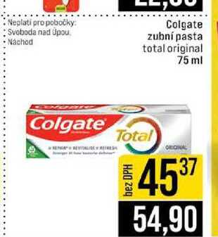 Colgate zubní pasta total original 75 ml 
