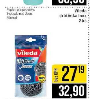 Vileda drátěnka Inox 2 ks