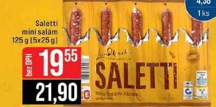 Saletti mini salám 125 g (5x25g) 