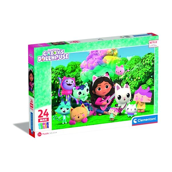 Clementoni Puzzle Gábinin kouzelný domek - Na zahradě maxi 24 dílků