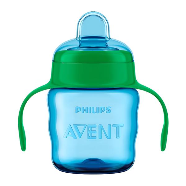 Philips Avent Hrneček pro první doušky Classic 200 ml s držadly, chlapec