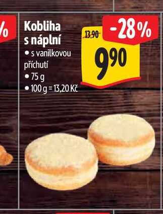 Kobliha s náplní  75 g