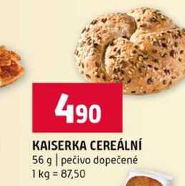 KAISERKA CEREÁLNÍ 56 g pečivo dopečené 