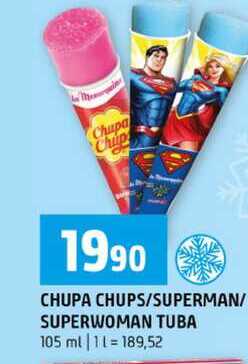 CHUPA CHUPS SUPERMAN SUPERWOMAN TUBA 105 ml