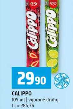 CALIPPO 105 ml vybrané druhy