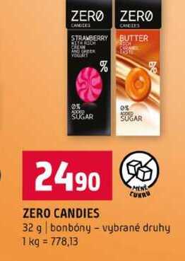 ZERO CANDIES 32 g bonbóny vybrané druhy 