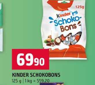KINDER SCHOKOBONS 125 g