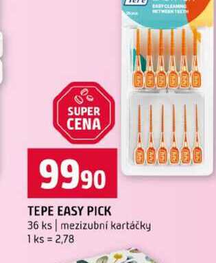 TEPE EASY PICK 36 ks mezizubní kartáčky