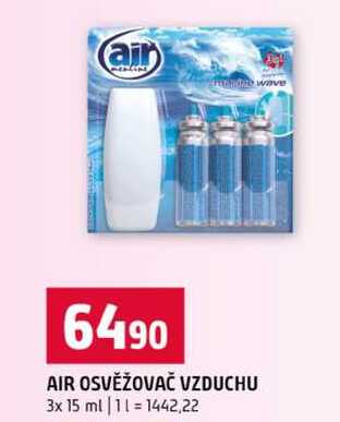 AIR OSVĚŽOVAČ VZDUCHU 3x 15 ml