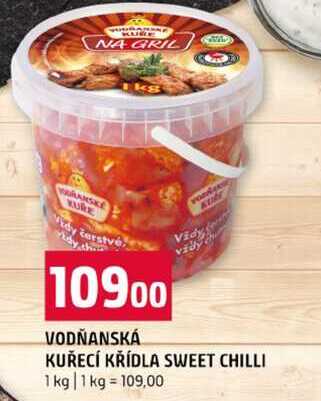 VODŇANSKÁ KUŘECÍ KŘÍDLA SWEET CHILLI 1 kg