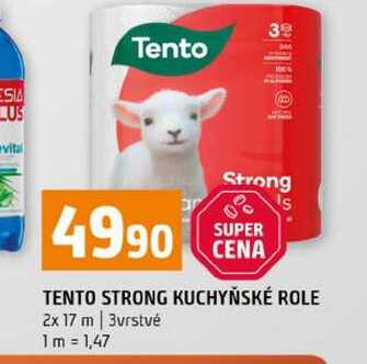 TENTO STRONG KUCHYŇSKÉ ROLE 2x 17 m 3vrstvé 