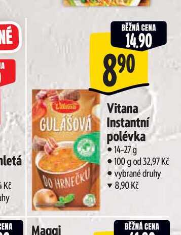 Vitana Instantní polévka 14-27 g