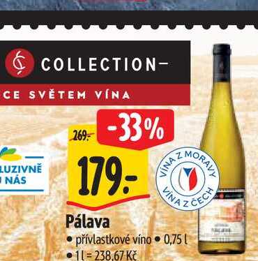 Pálava 0,75 l