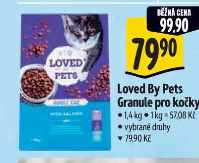 Loved By Pets Granule pro kočky 1,4 kg