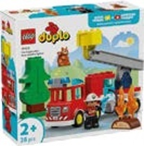 HASIČSKÉ AUTO S HADICÍ A HASIČEM LEGO DUPLO