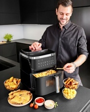 Horkovzdušná napařovací fritéza PRESIDENT