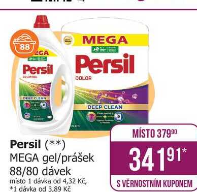 Persil gel/prášek 88/80 dávek