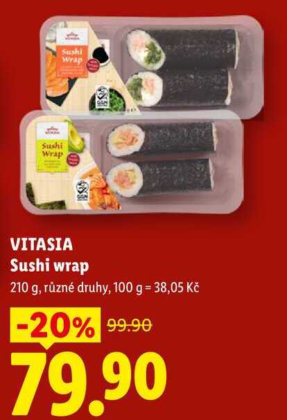 VITASIA Sushi wrap, 210 g