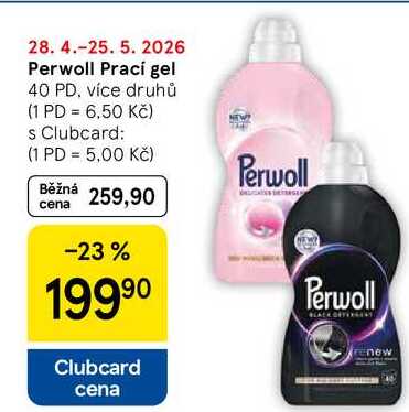 Perwoll Prací gel, 40 PD, více druhů  