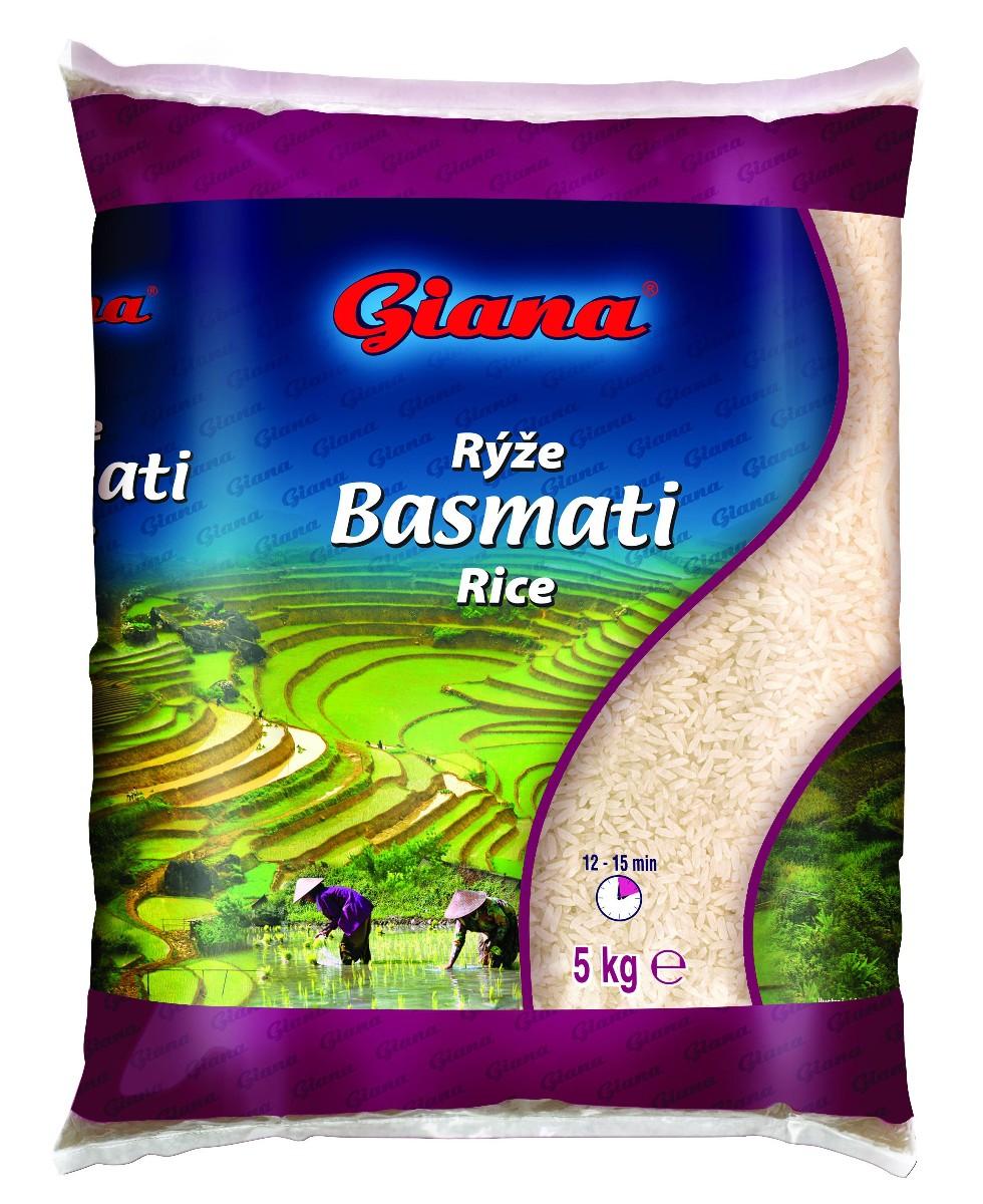 Giana Rýže Basmati, 5 kg
