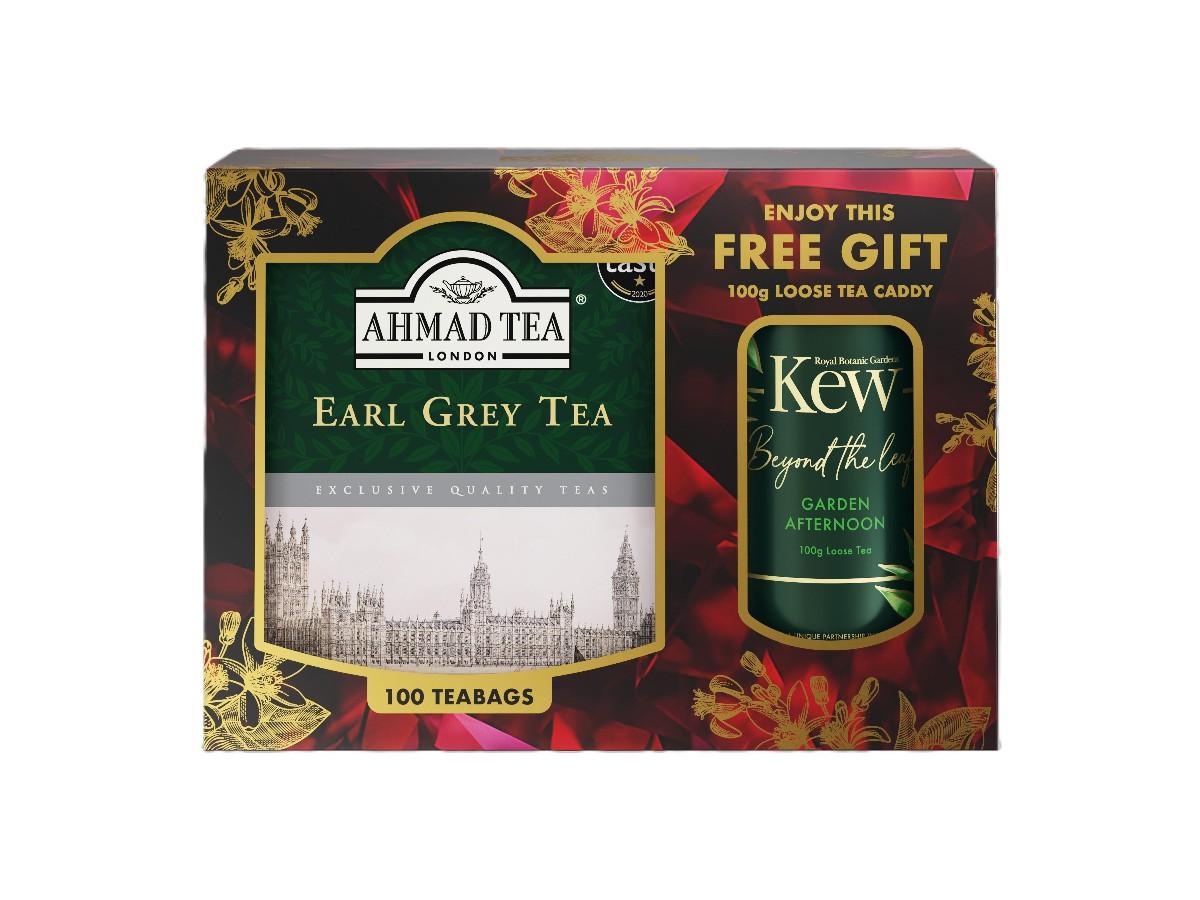 Ahmad Tea + KEW sypaný čaj 100 g zdarma, 300 g