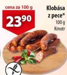 Klobása z pece, 100 g