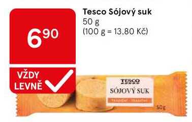 Tesco Sójový suk, 50 g 