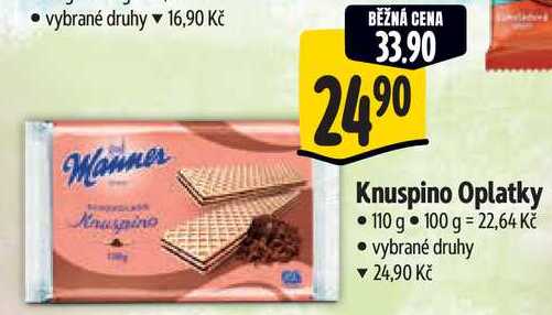 Knuspino Oplatky, 110 g 